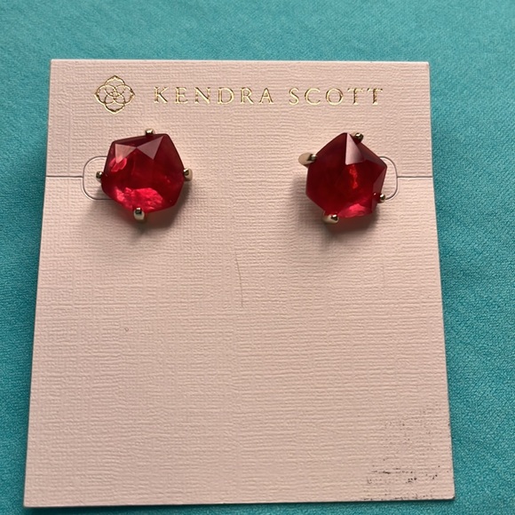 Kendra Scott Pink Studs - Picture 5 of 5